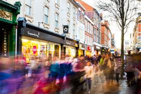 Footfall has peaked at just the right time for retailers in the run-up to Christmas