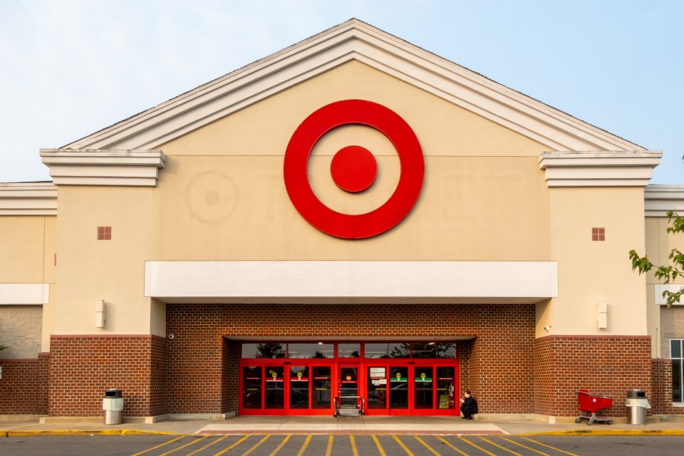 Target store entrance with red logo.